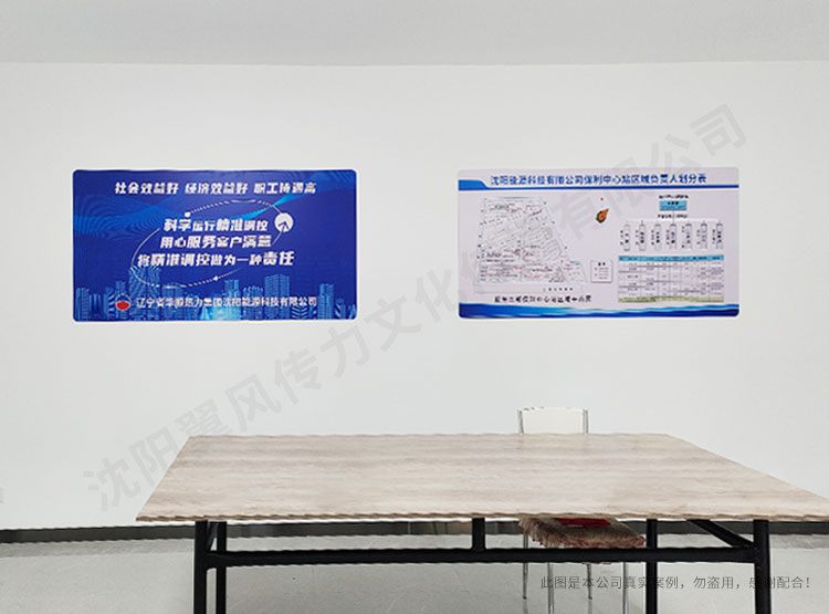 華順熱力集團(tuán)沈陽能源科技有限公司展板設(shè)計安裝